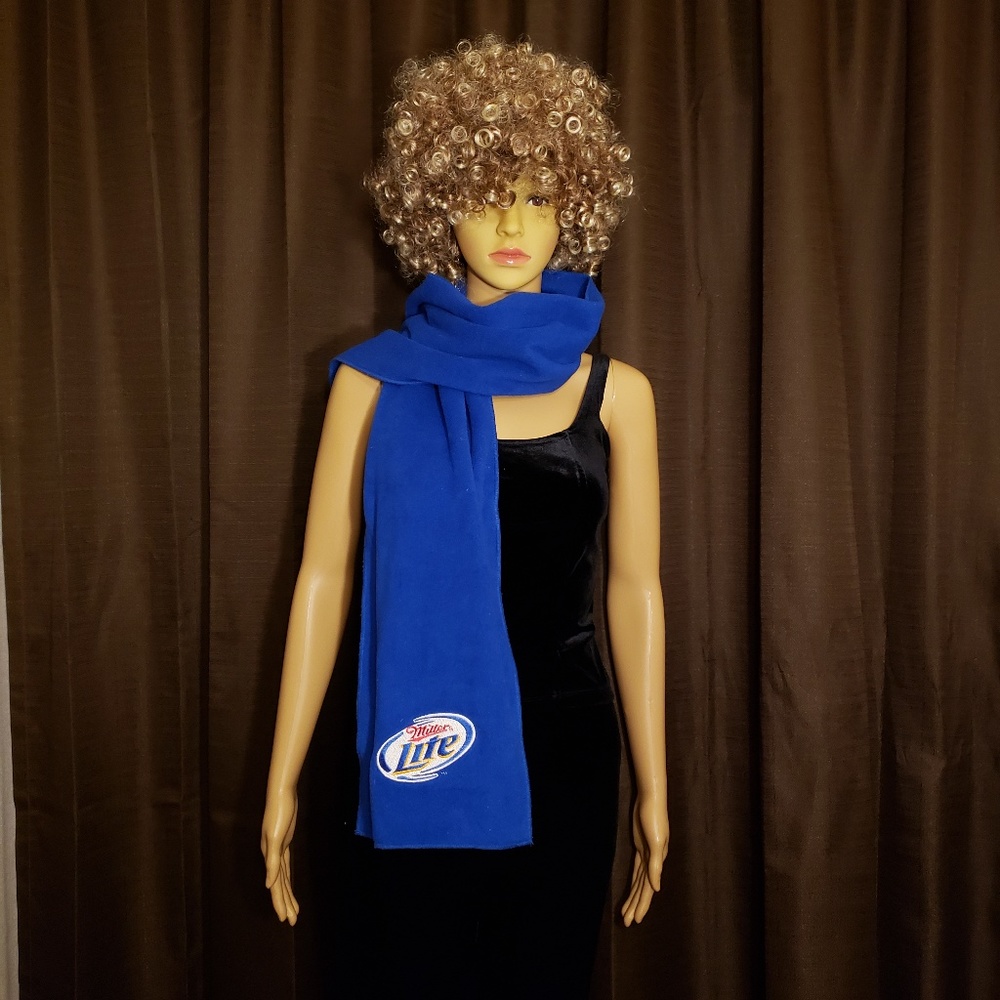 Miller Lite Blue Winter Scarf
